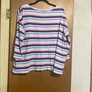 J. Jill Multicolor Striped Knit Top